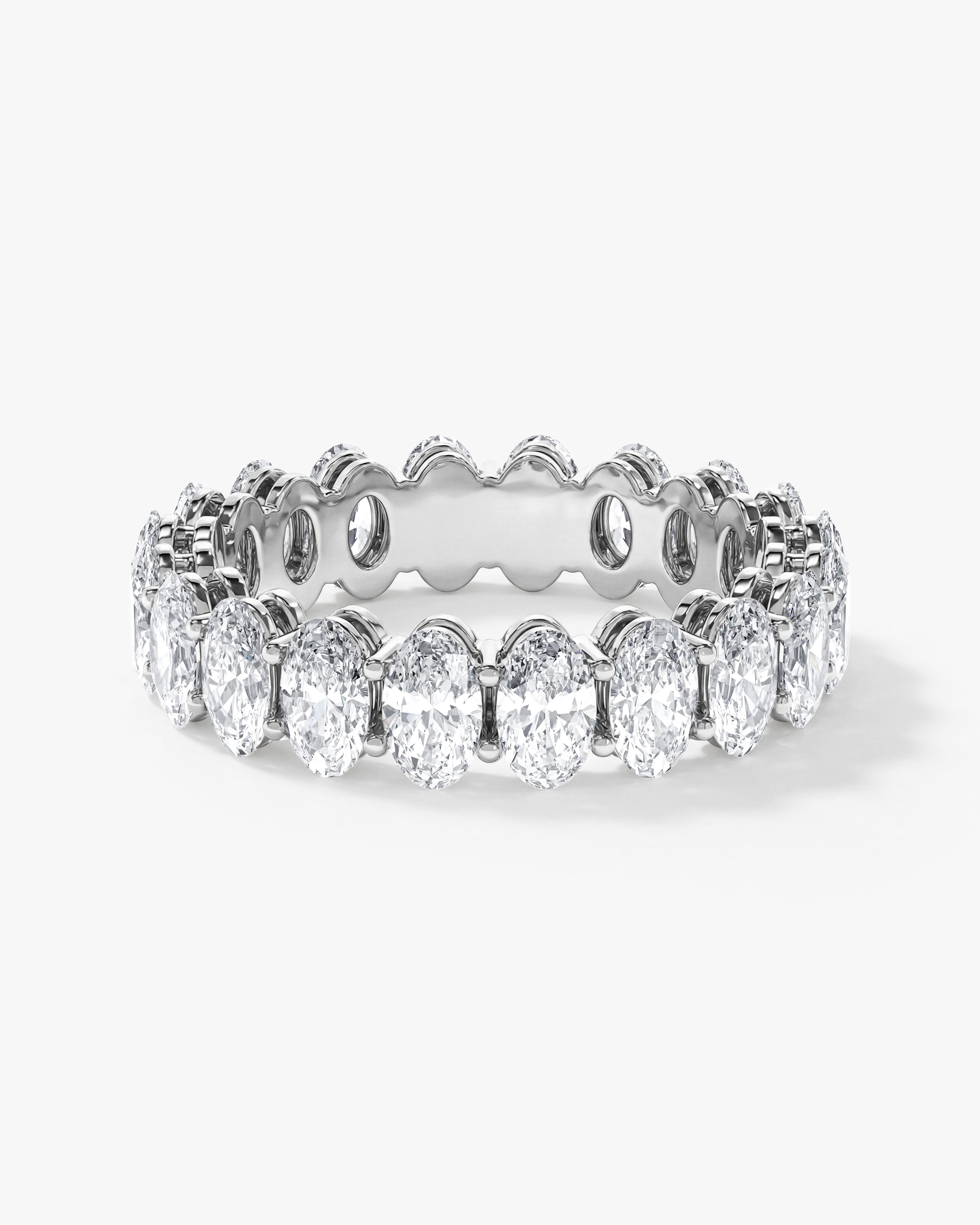 Shared Prong Oval Eternity Band (5.00 CT TW)