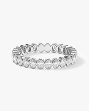 Bezel Oval Eternity Band (1.25 CT TW)