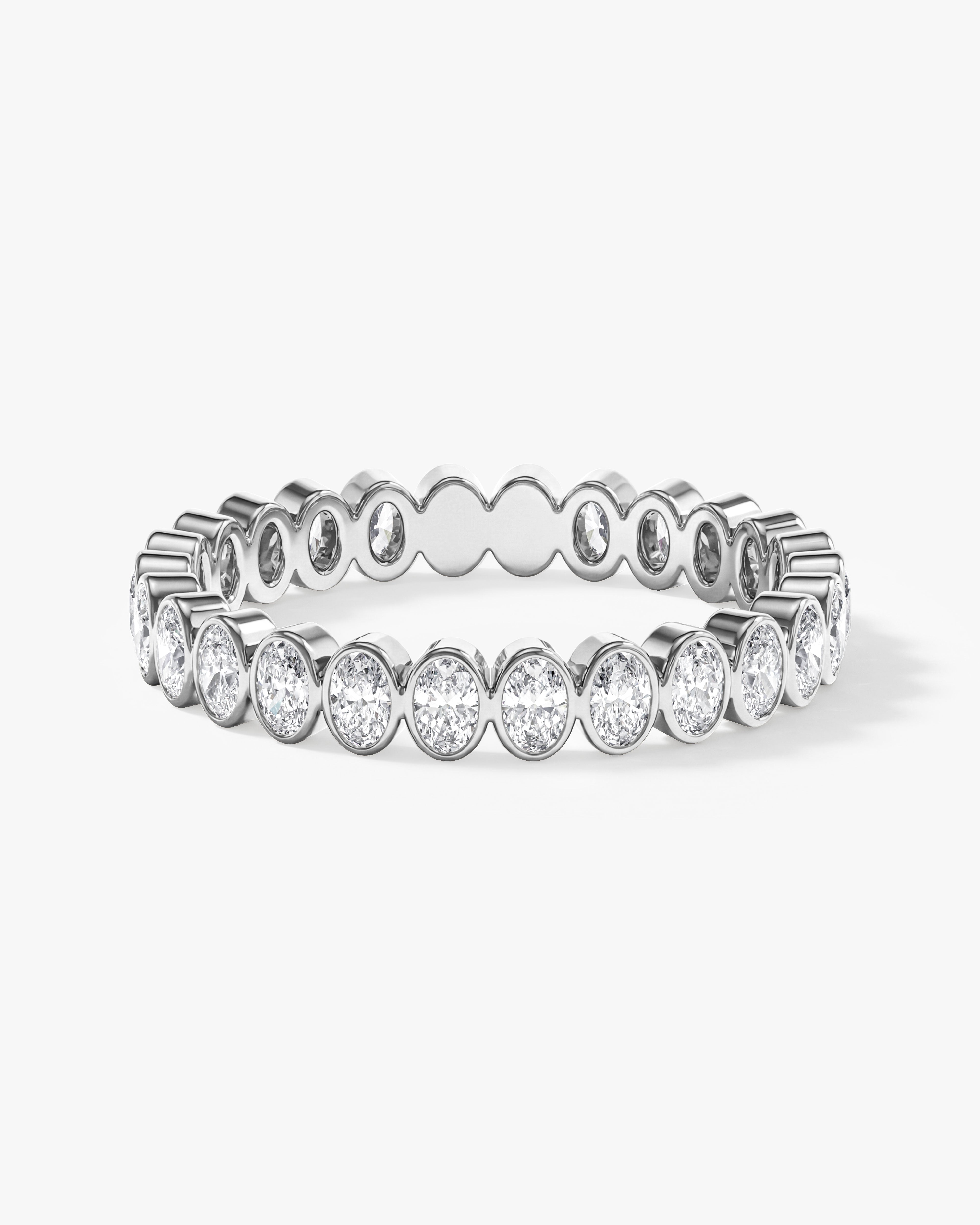 Bezel Oval Eternity Band (1.25 CT TW)