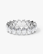 Bezel Oval Eternity Band (4.00 CT TW)