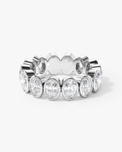 Bezel Oval Eternity Band (6.50 CT TW)
