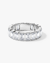 Bezel Emerald Eternity Band (5.00 CT TW)