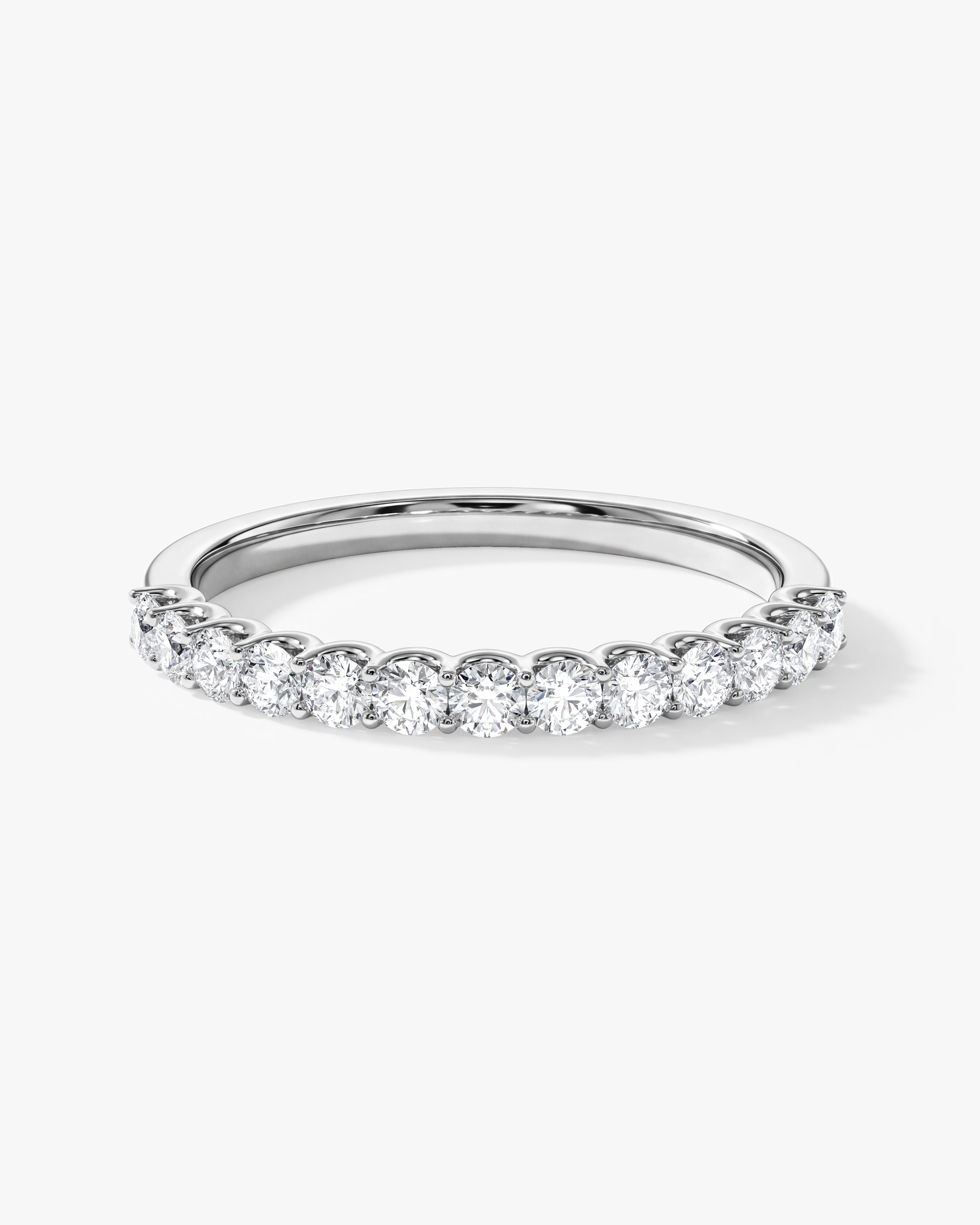 U-Prong Half Eternity Band (0.50 CT TW)