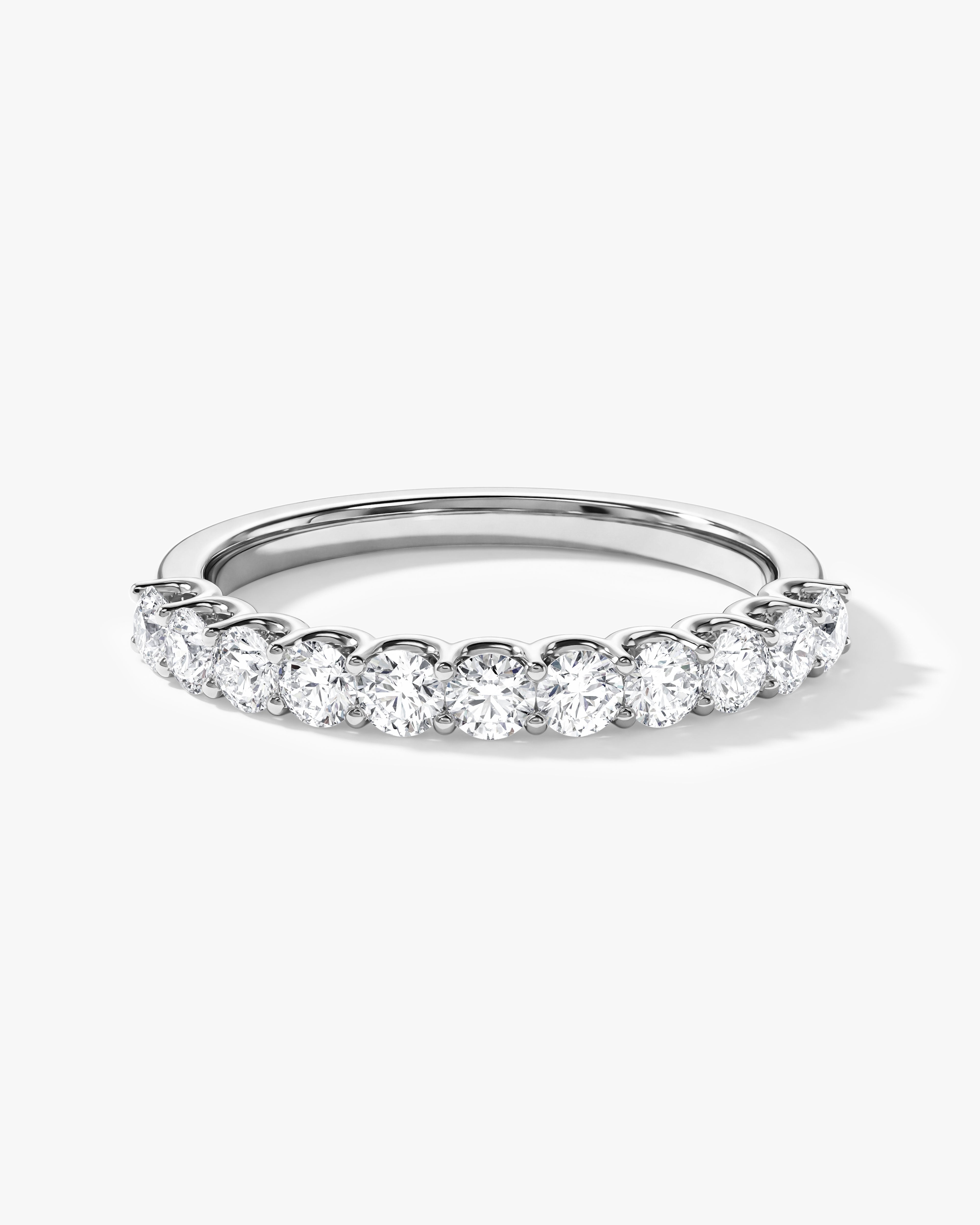 U-Prong Half Eternity Band (0.75 CT TW)