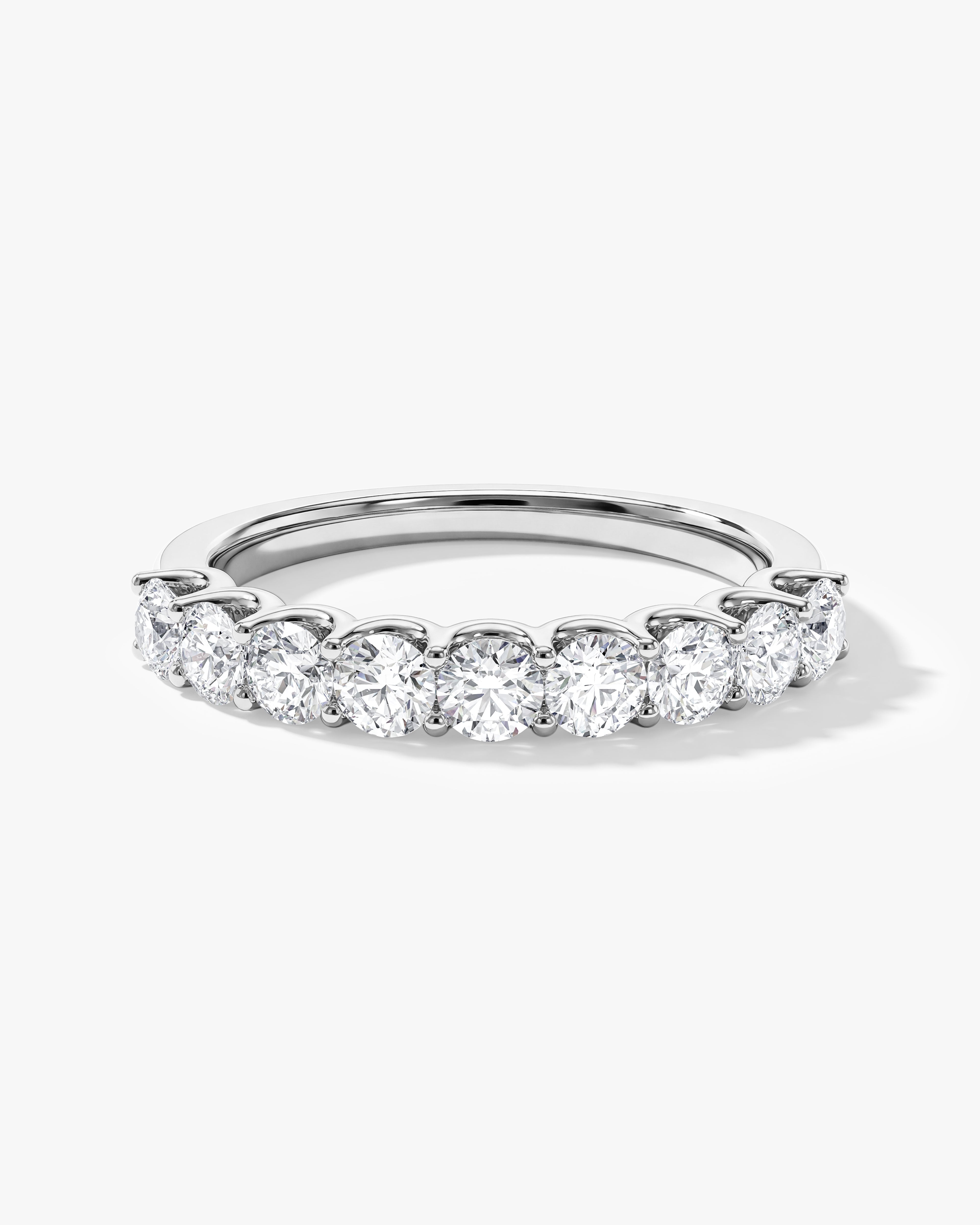 U-Prong Half Eternity Band (1.00 CT TW)