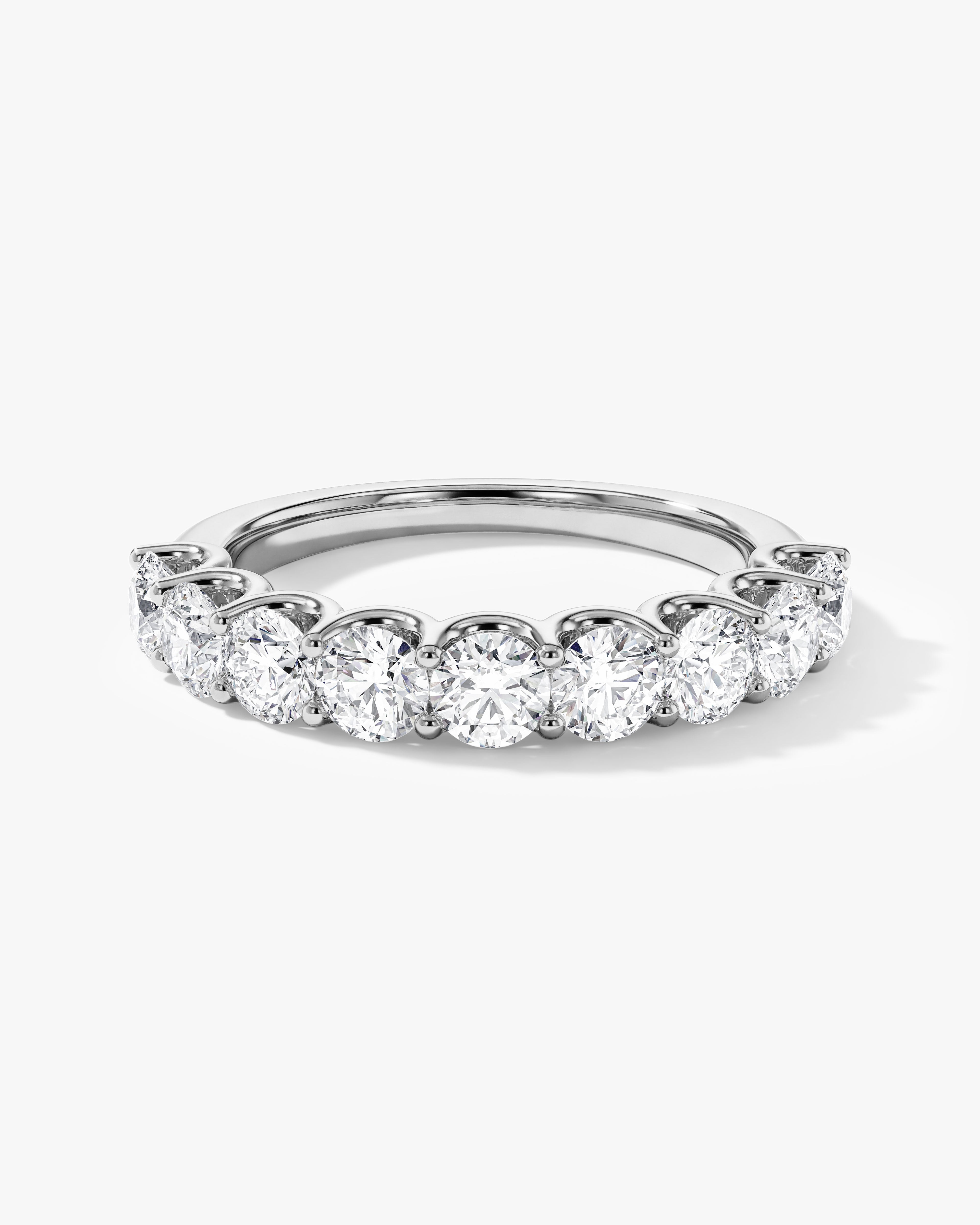 U-Prong Half Eternity Band (1.50 CT TW)