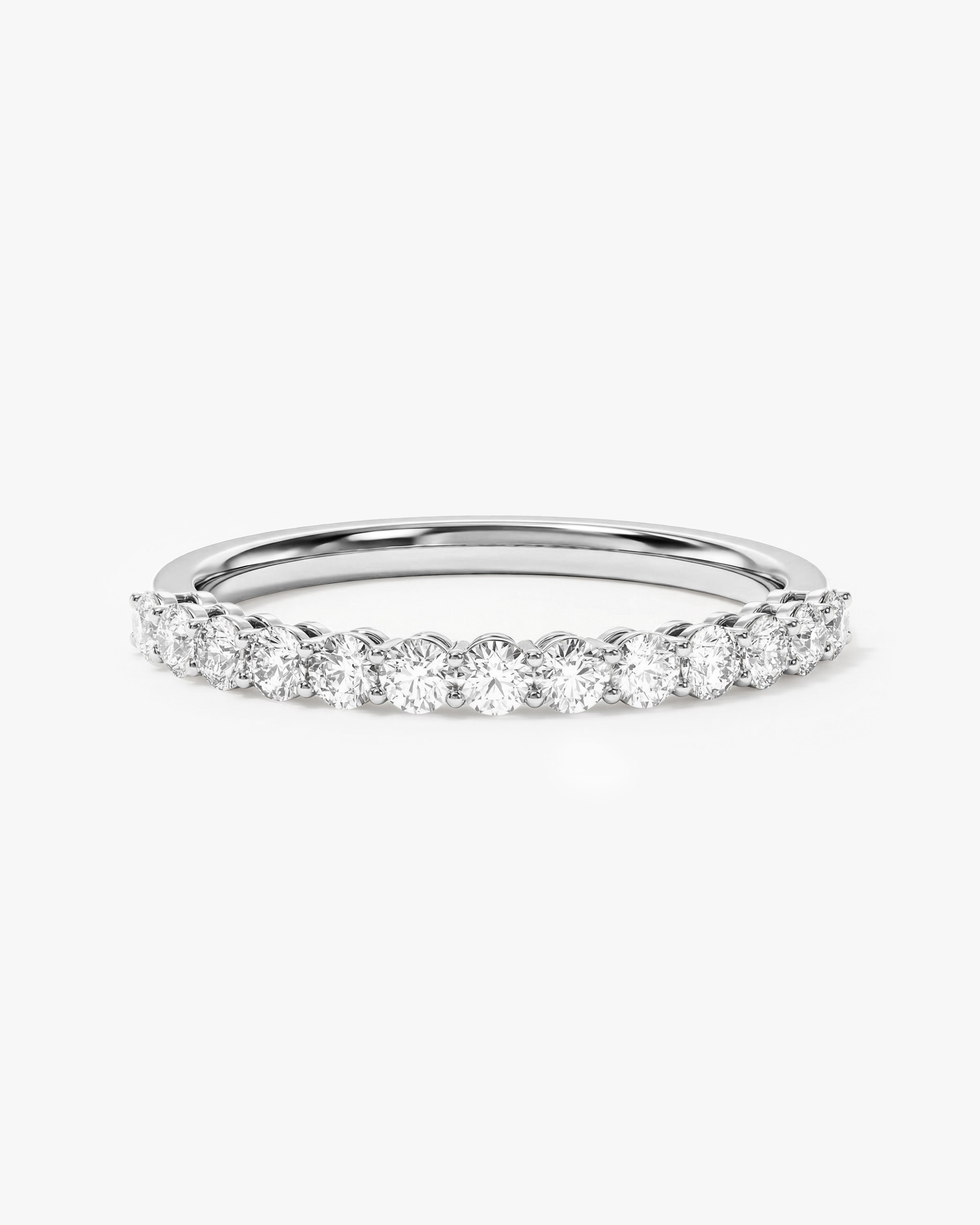 Shared Prong Half Eternity Band (0.50 CT TW)