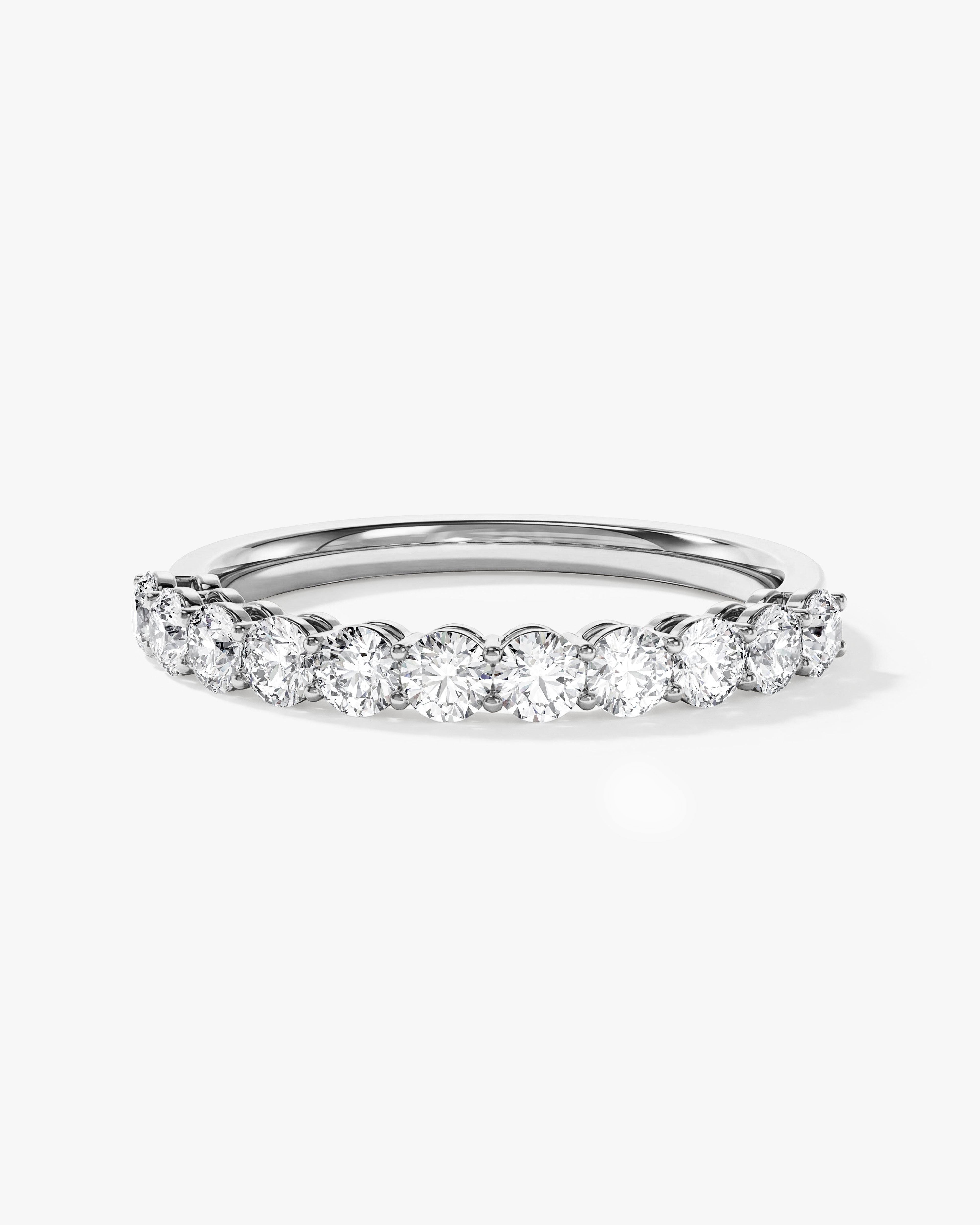 Shared Prong Half Eternity Band (0.75 CT TW)