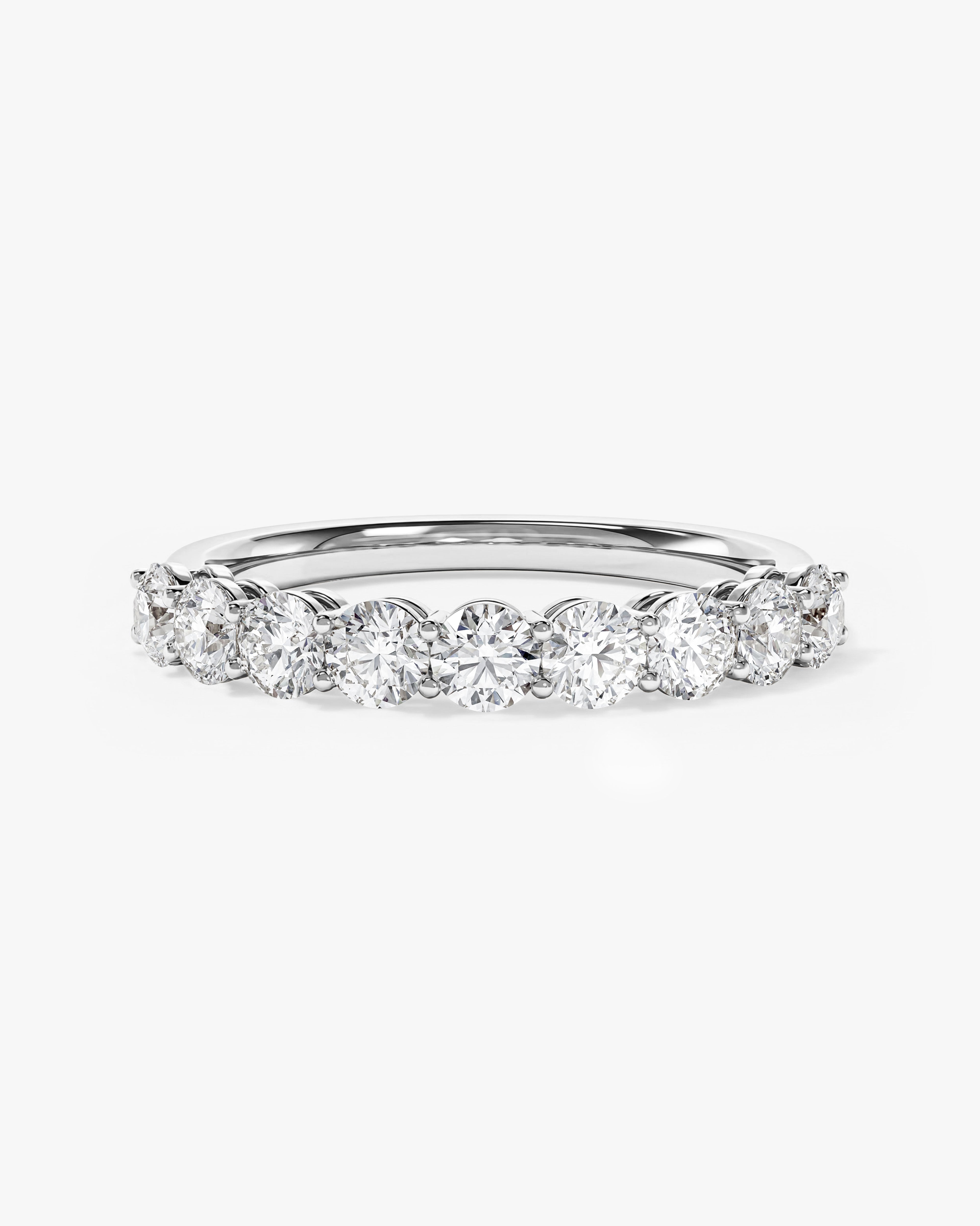 Shared Prong Half Eternity Band (1.00 CT TW)
