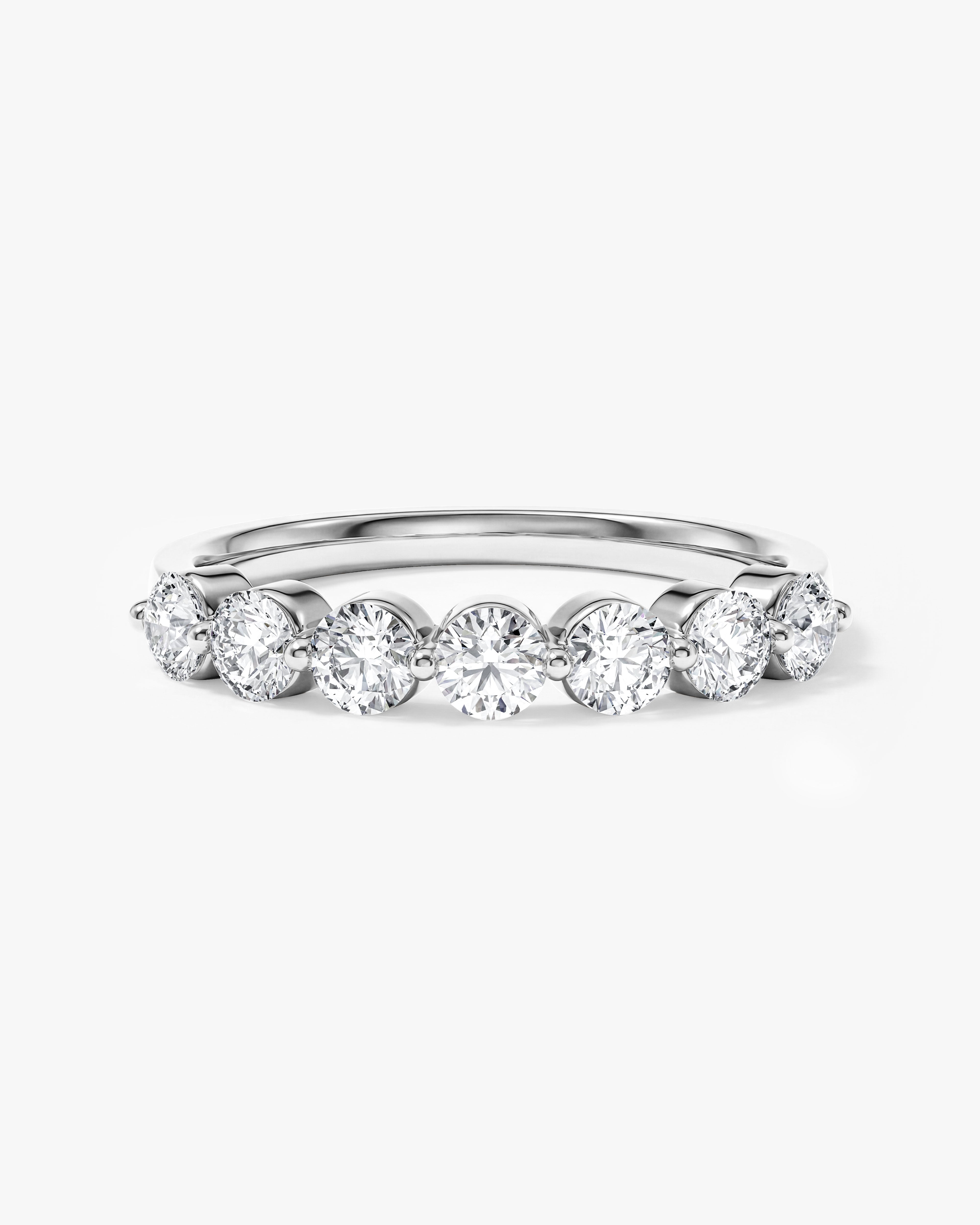 Single Prong Half Eternity Band (1.00 CT TW)