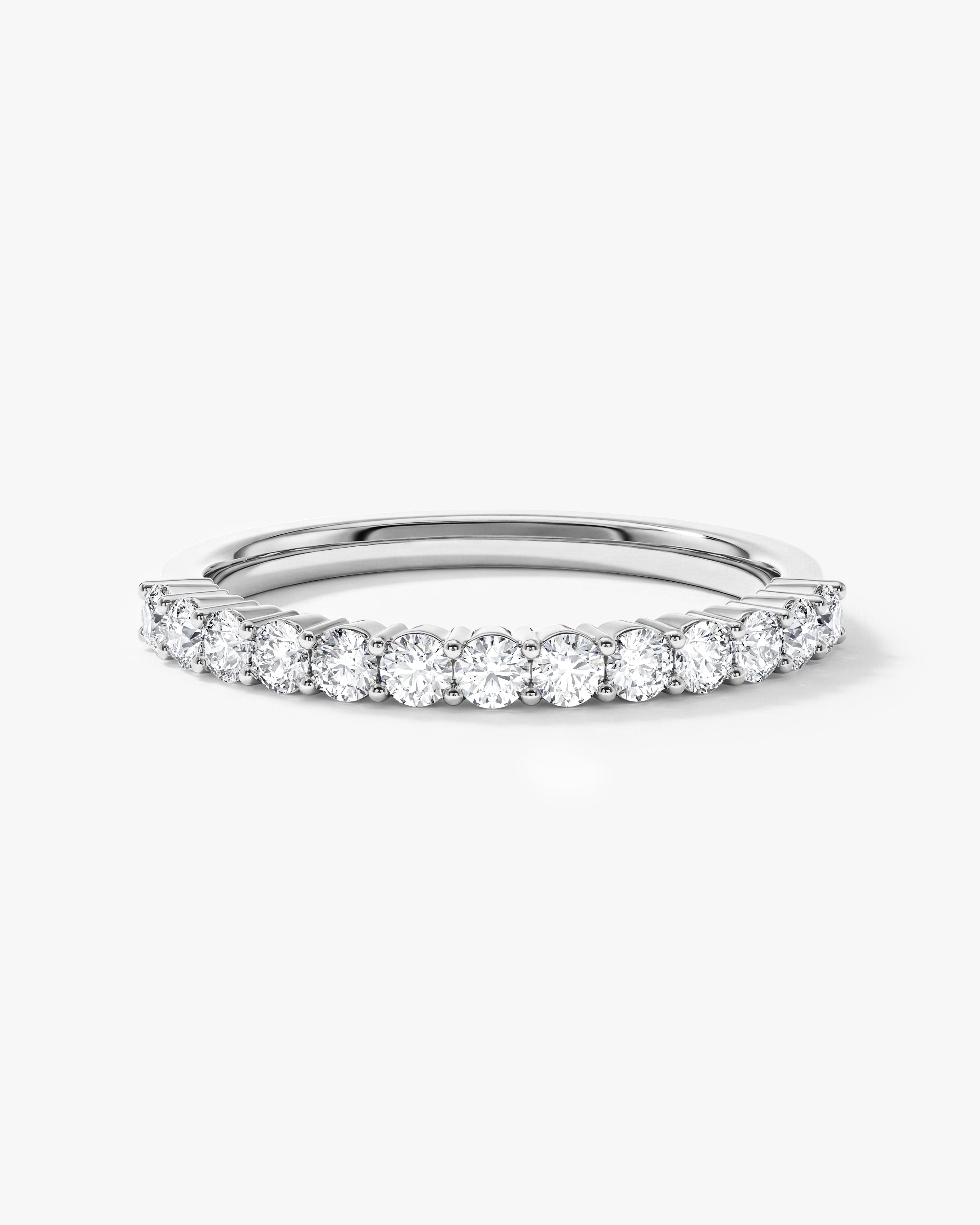 Faceted Half Eternity Band (0.50 CT TW)