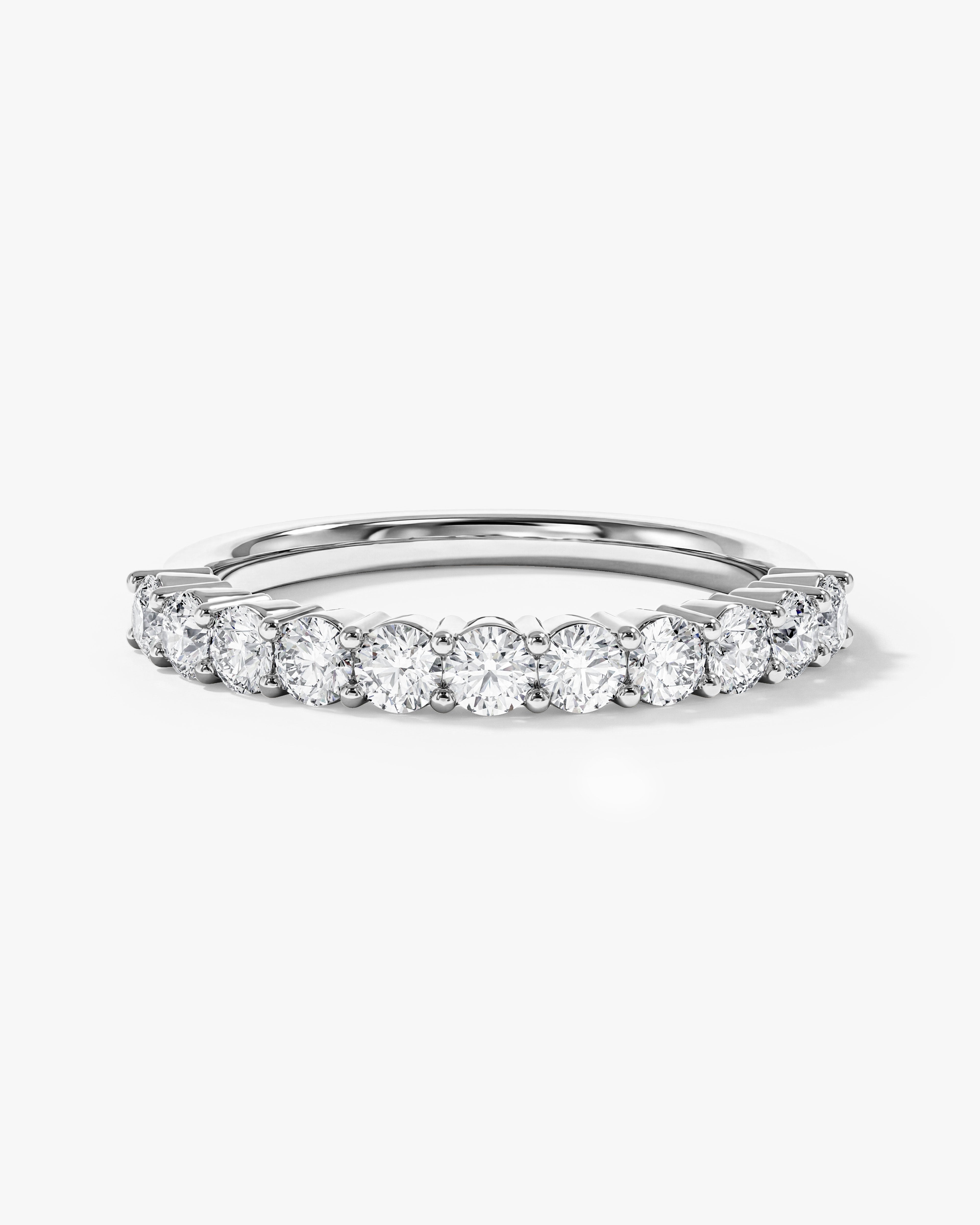 Faceted Half Eternity Band (0.75 CT TW)