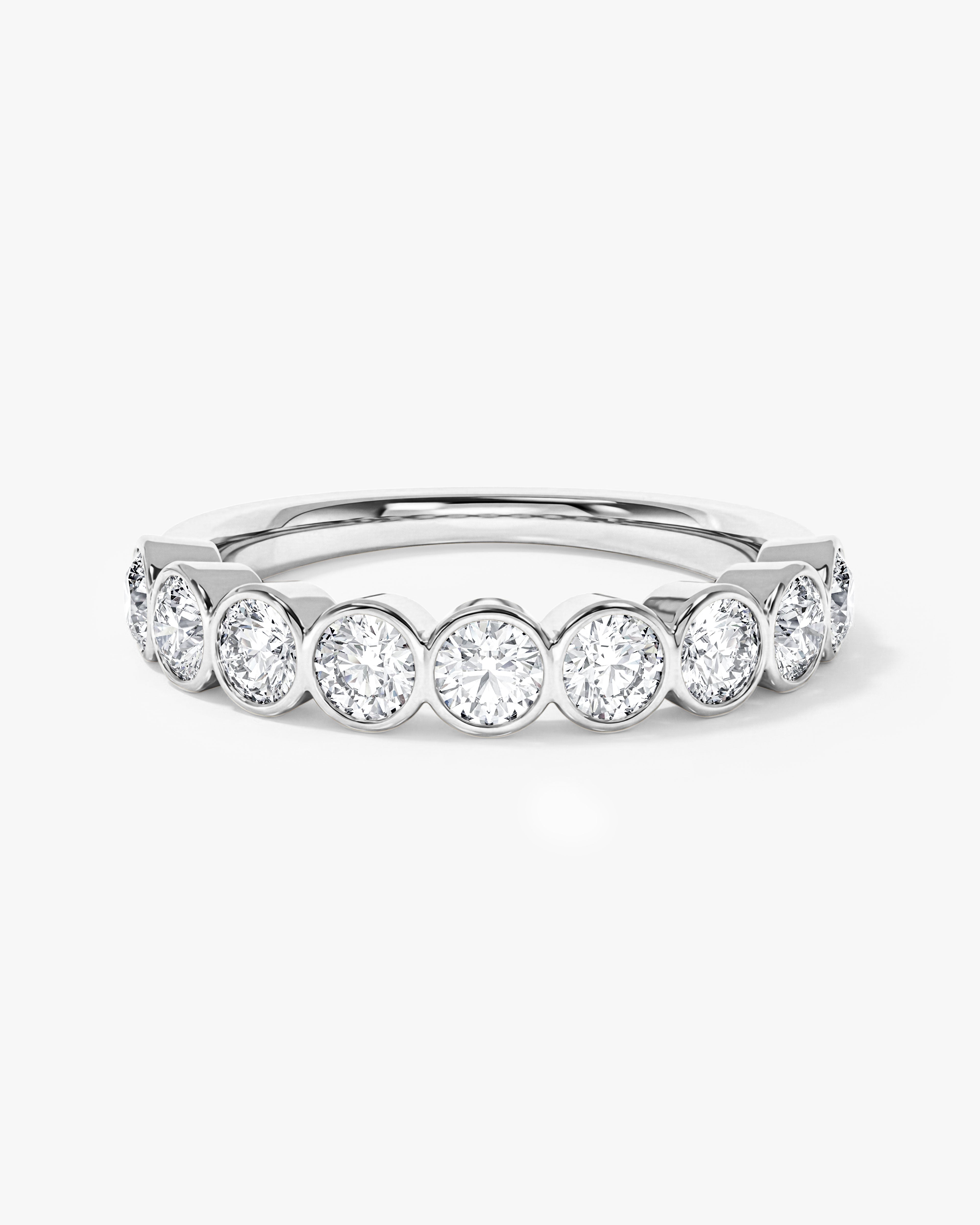 Bezel Half Eternity Band (1.00 CT TW)