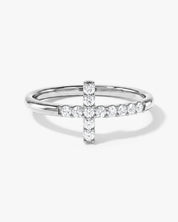 Cross Wedding Band