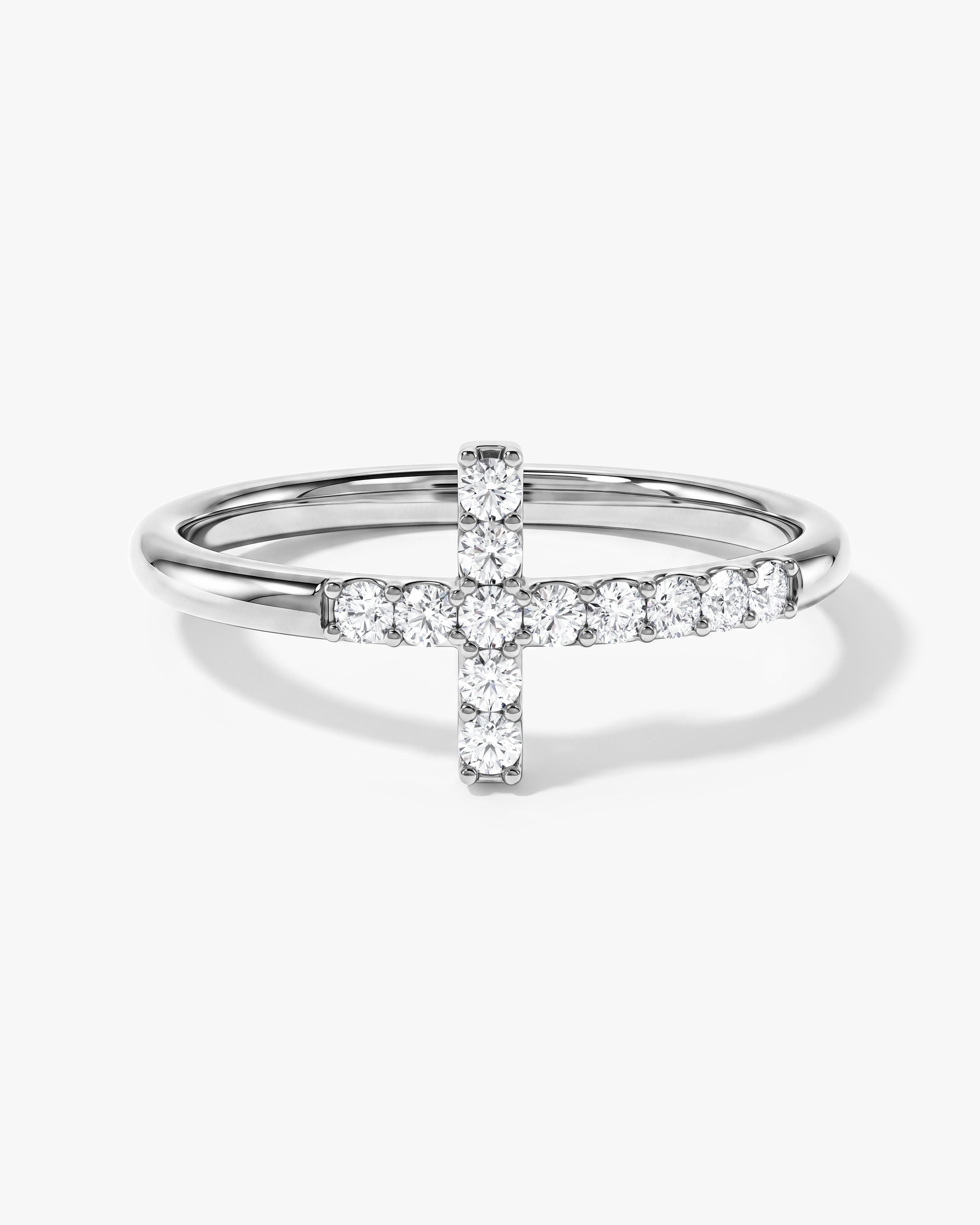Cross Wedding Band