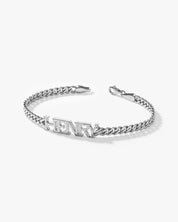 Men's Cuban Chain Name Bracelet