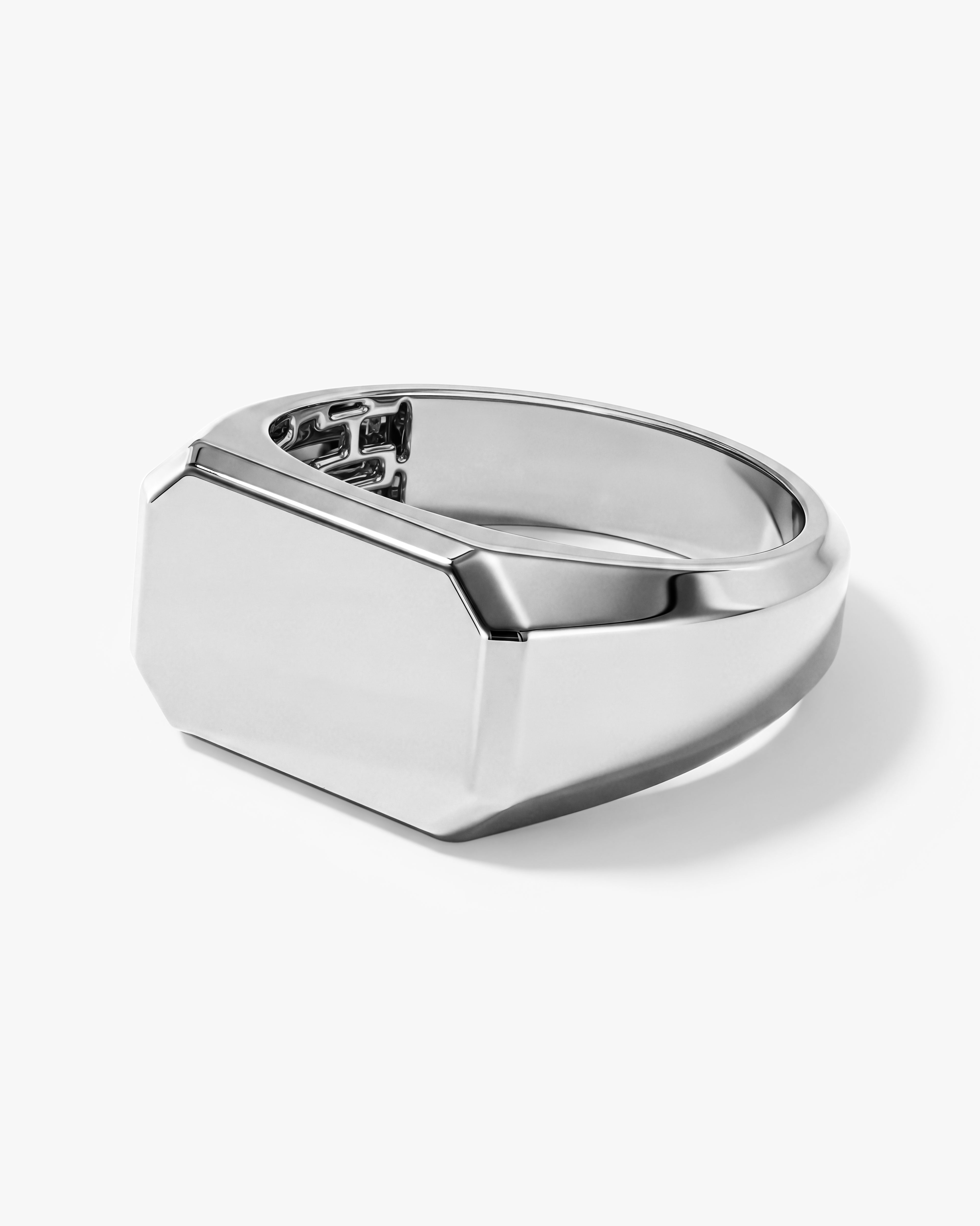 Octagon Signet Ring