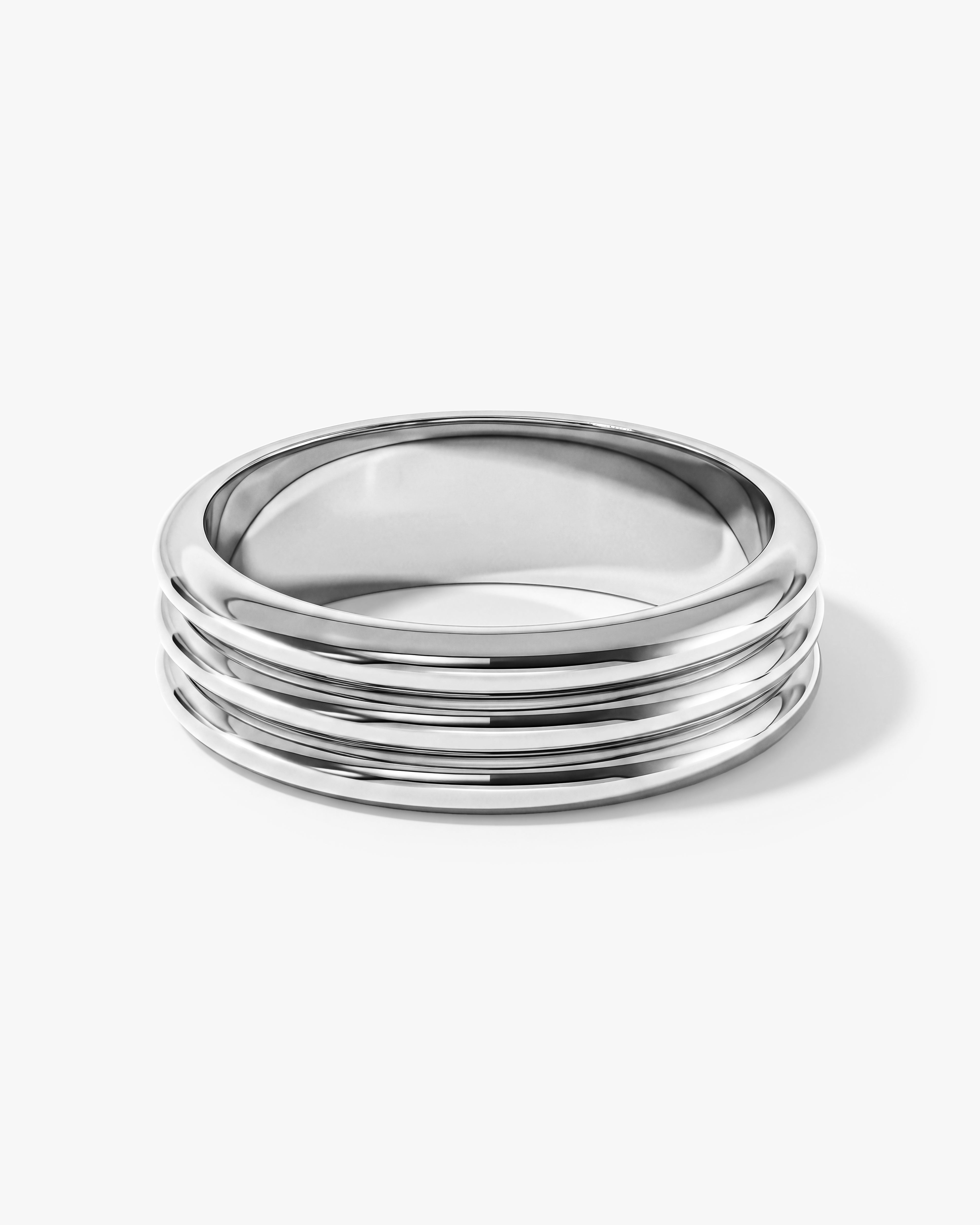 Ridged Band Ring