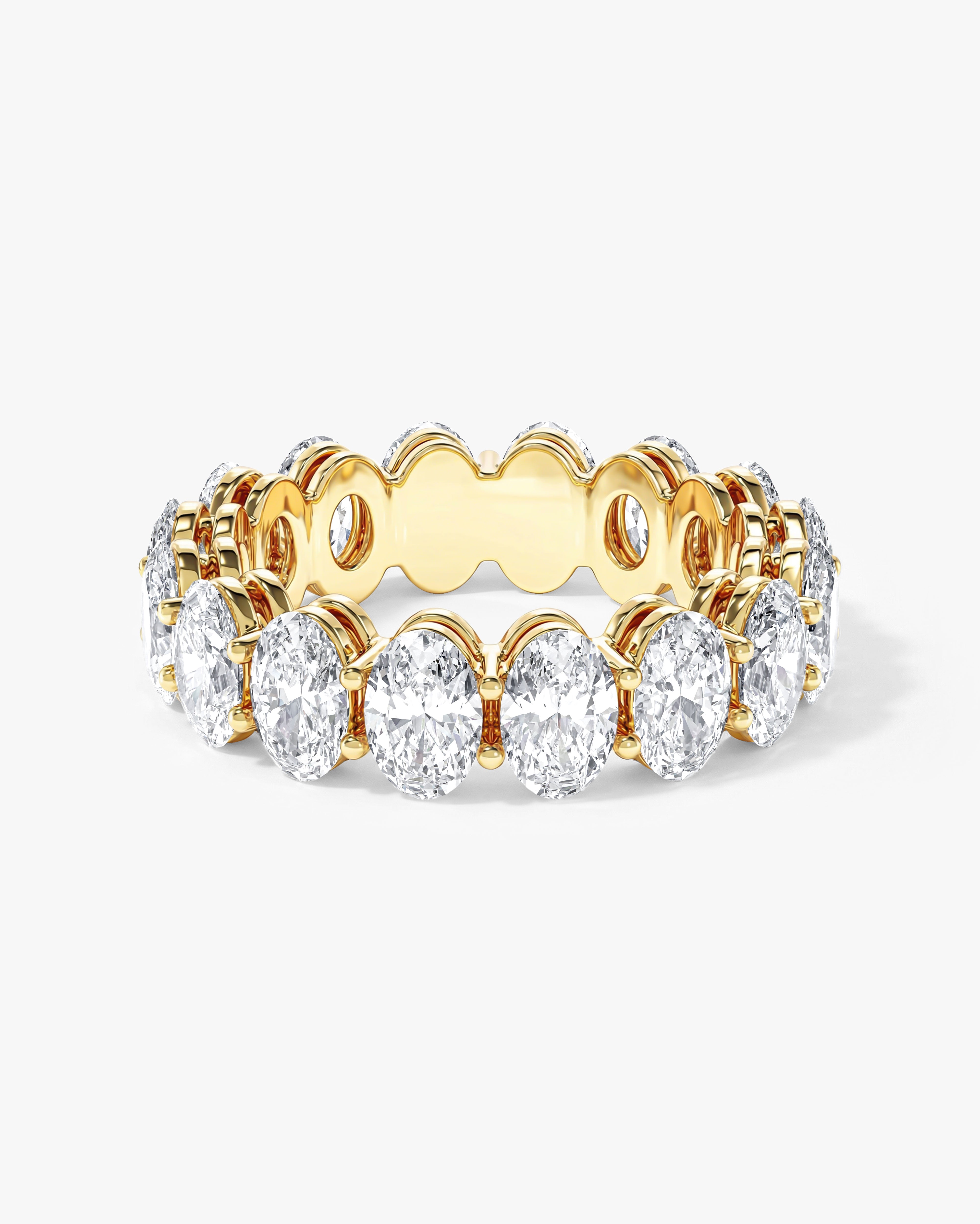 Shared Prong Oval Eternity Band (8.00 CT TW)