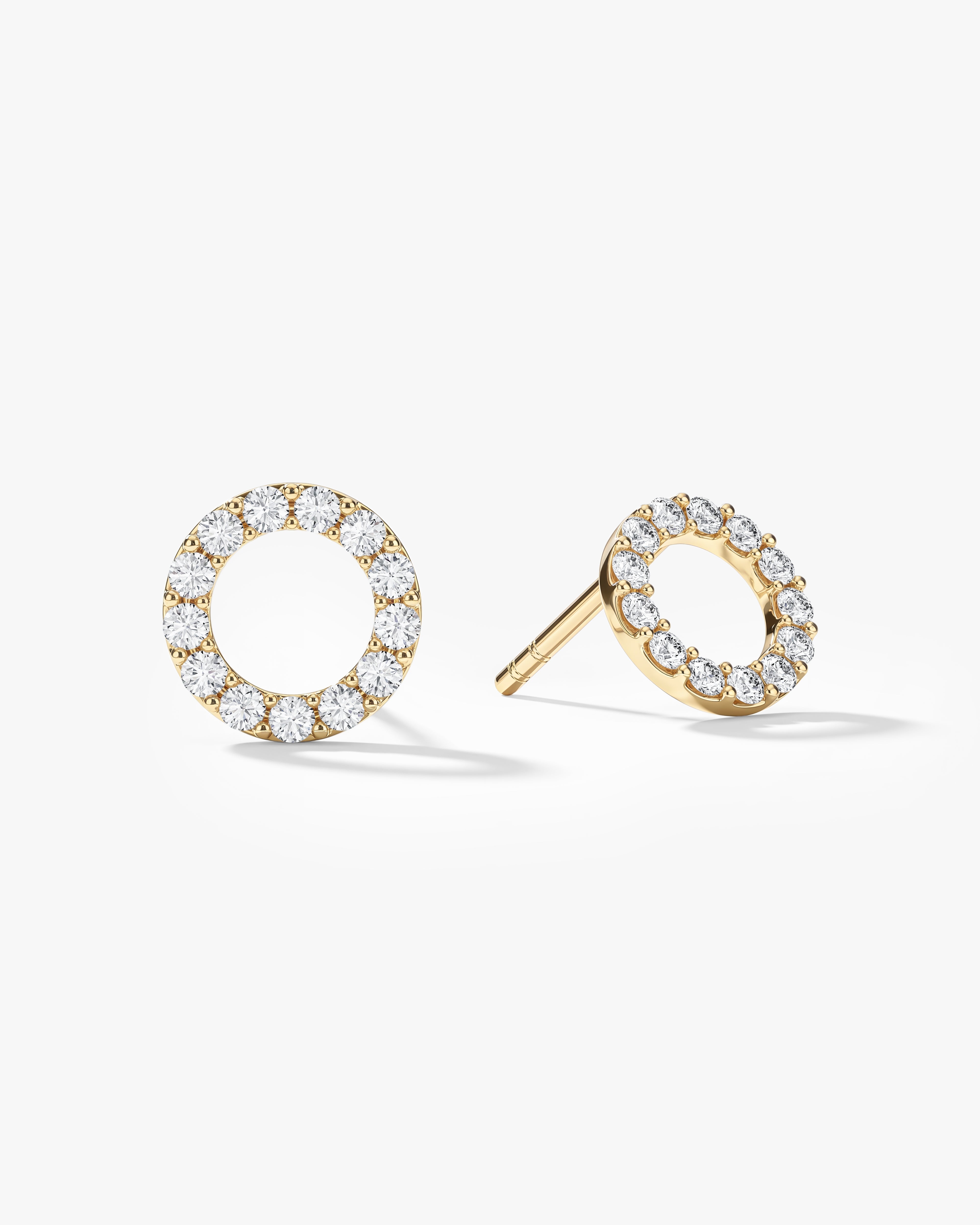 Open Circle Studs