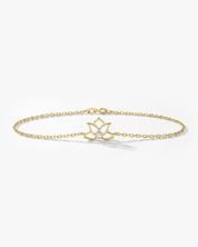 Blooming Lotus Bracelet
