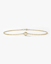 Solo Bezel Drop Bracelet