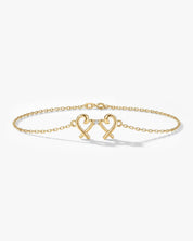Twin Hearts Bracelet