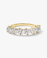 Marquise Bloom Wedding Band (0.90 CT TW)