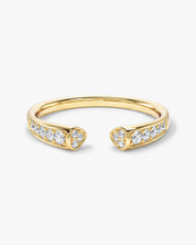 Milgrain Open Wedding Band (0.20 CT TW)