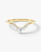 Crown Nesting Wedding Band (0.20 CT TW)