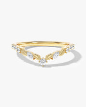 Petal Nesting Wedding Band (0.20 CT TW)