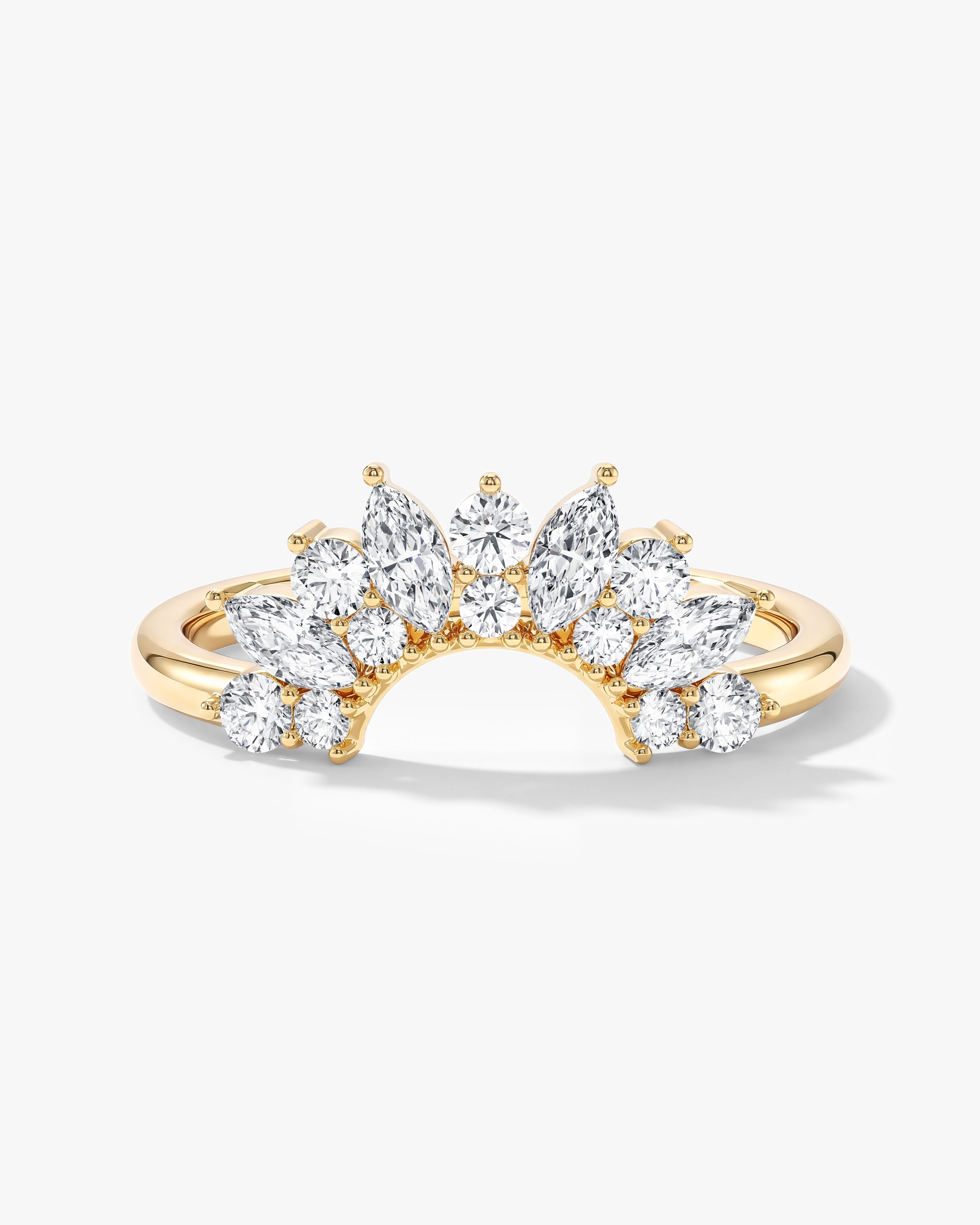 Arched Marquise Wedding Band (0.60 CT TW)