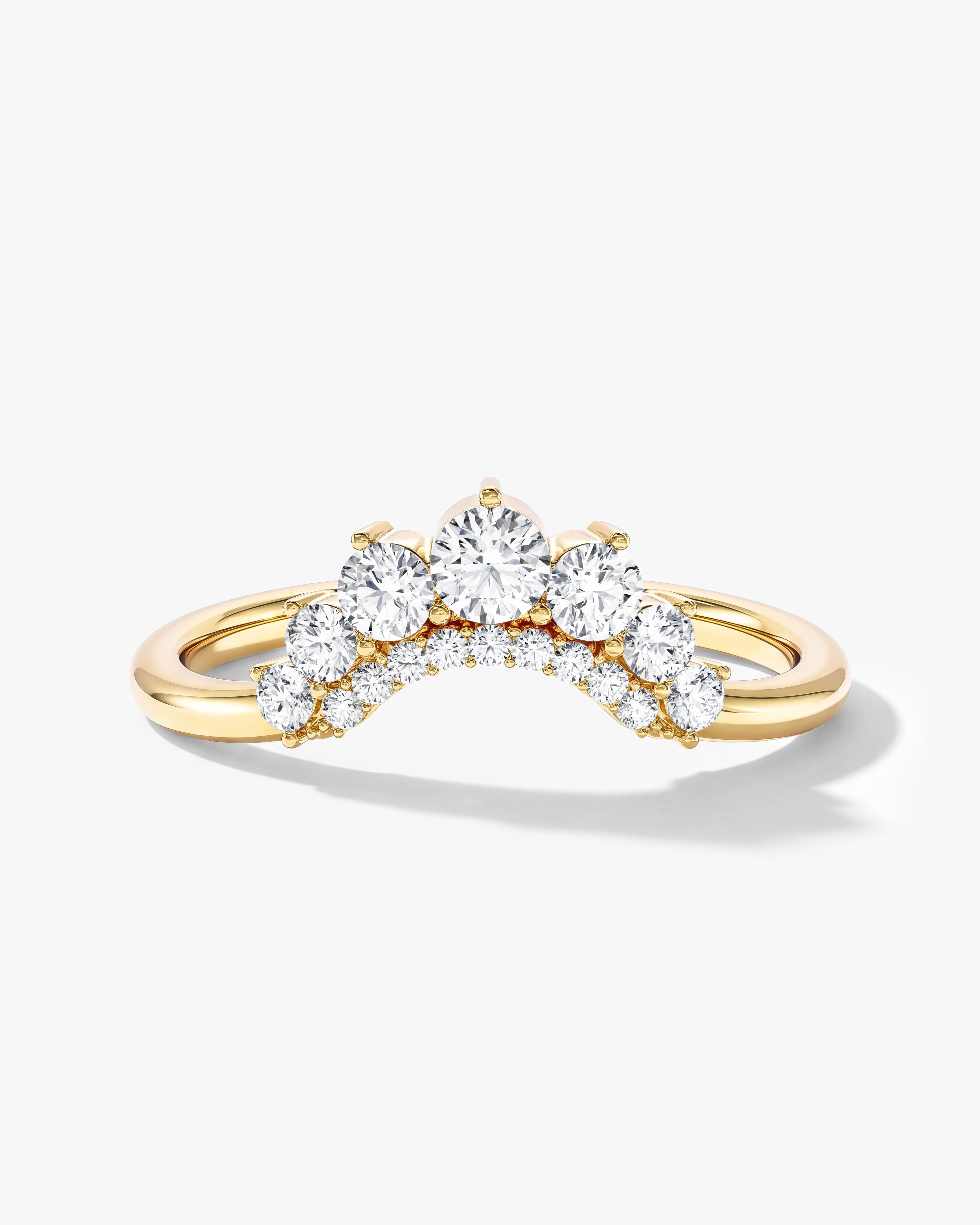 Pave Accent Wedding Band (0.35 CT TW)