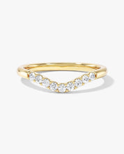 U-Curved Wedding Band