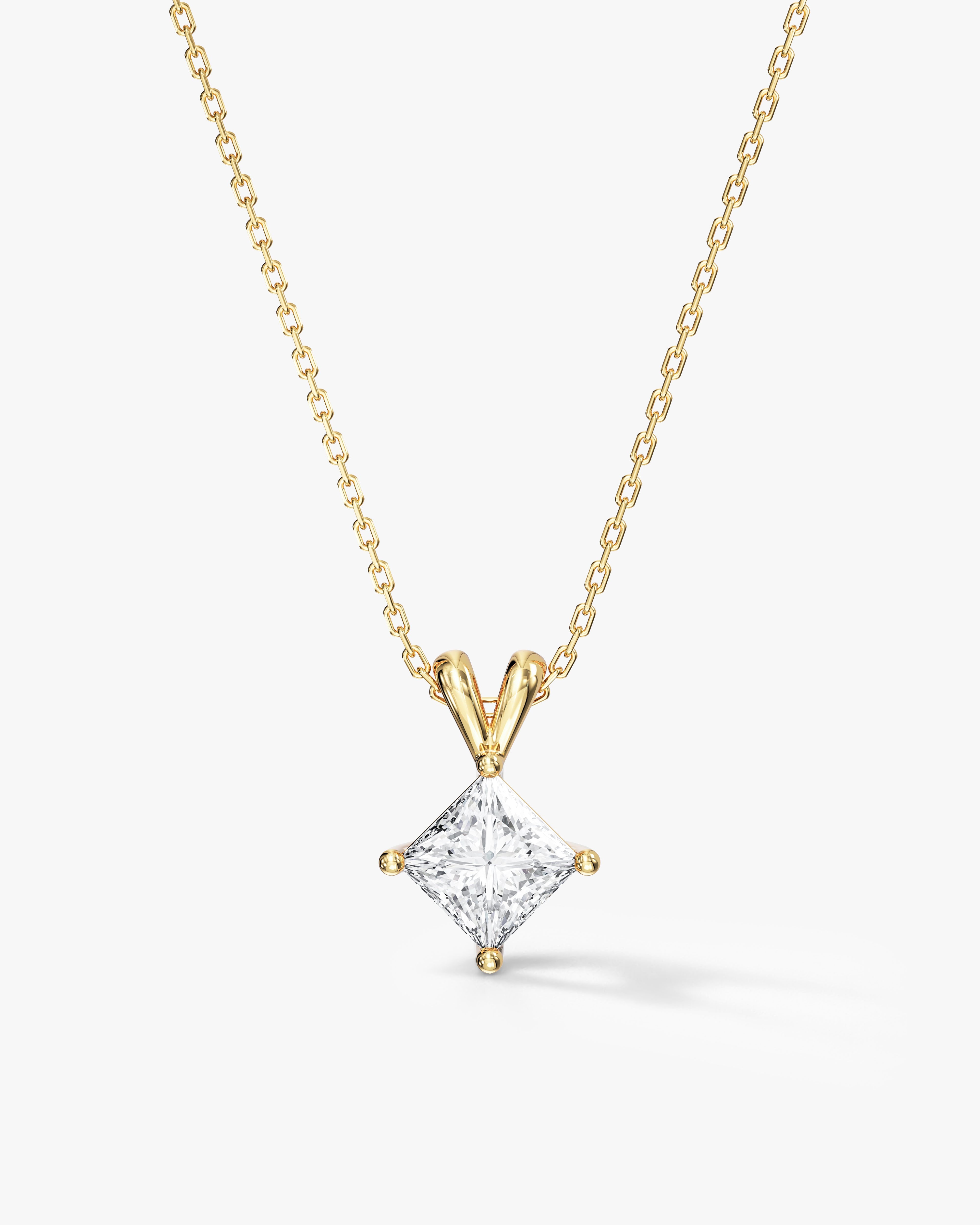 Double Bail Solitaire Pendant (1.00 CT)