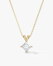 Double Bail Solitaire Pendant (1.00 CT)