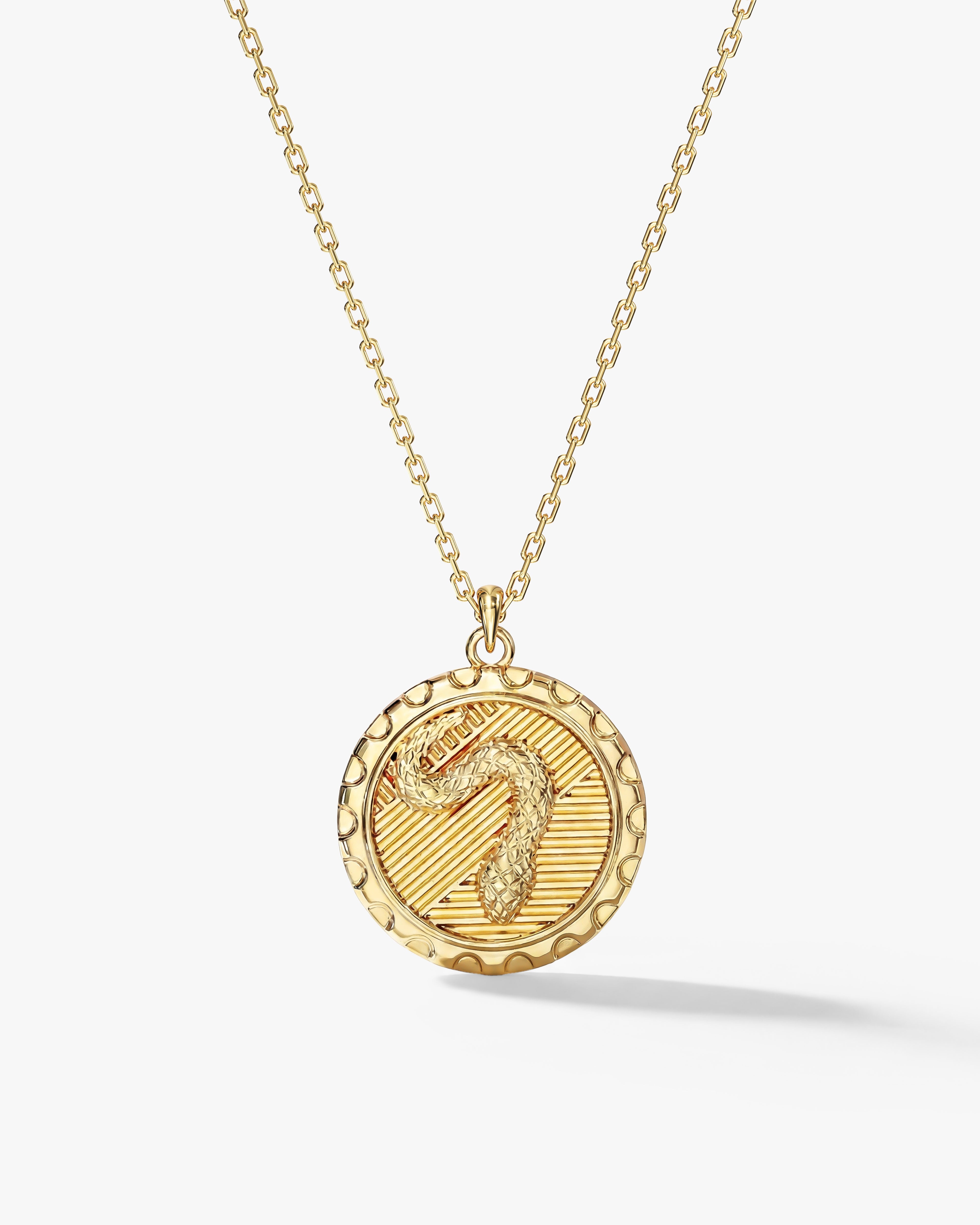 Serpent Coin Necklace