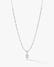 Marquise Trail Drop Necklace