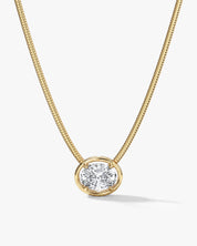 Serpent Chain Solitaire Necklace