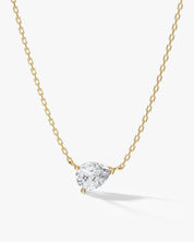 Tilted Teardrop Necklace