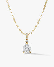 Teardrop Pave Necklace