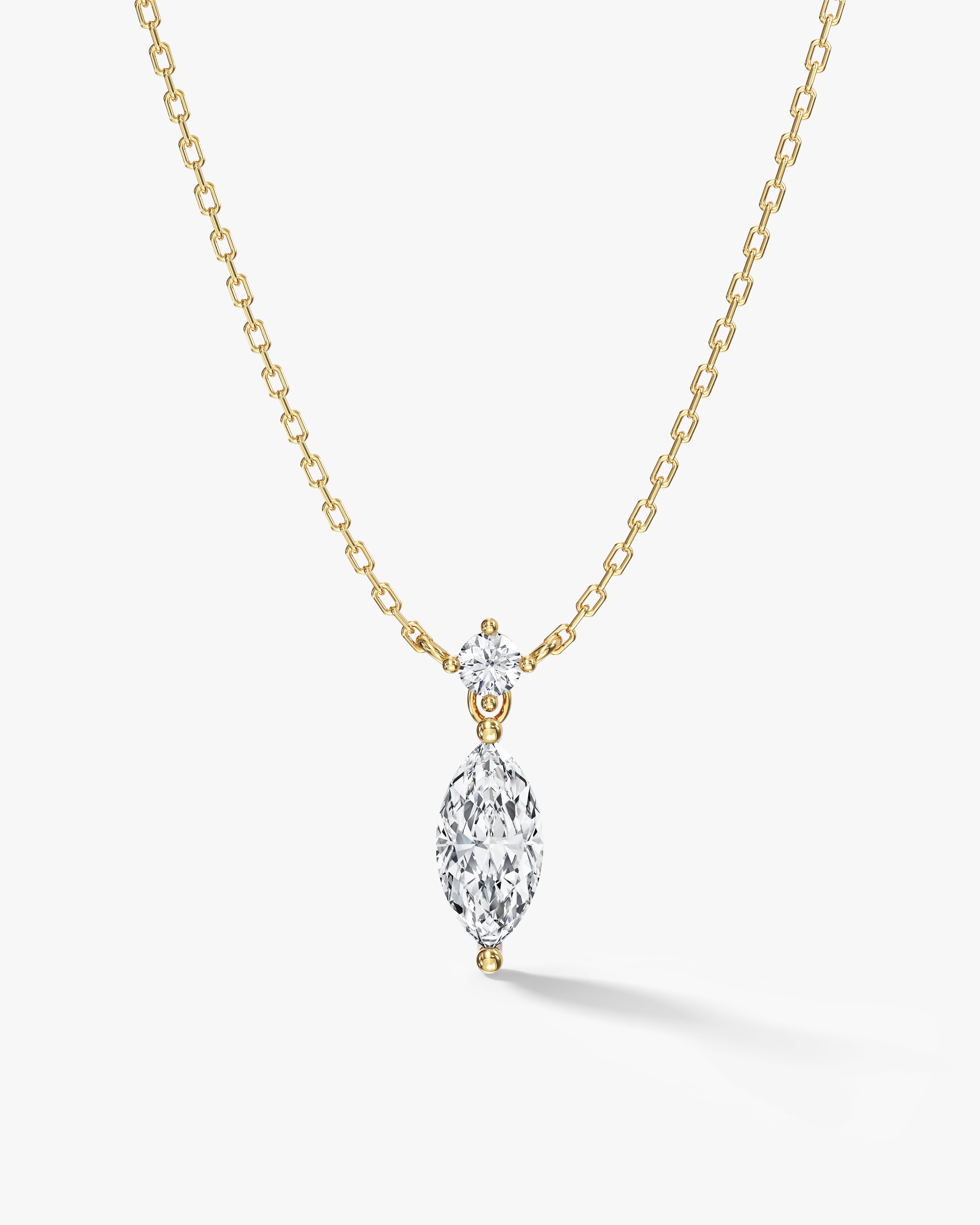 Marquise Droplet Necklace