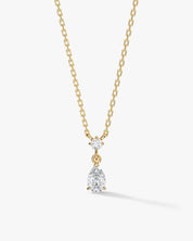 Falling Teardrop Necklace