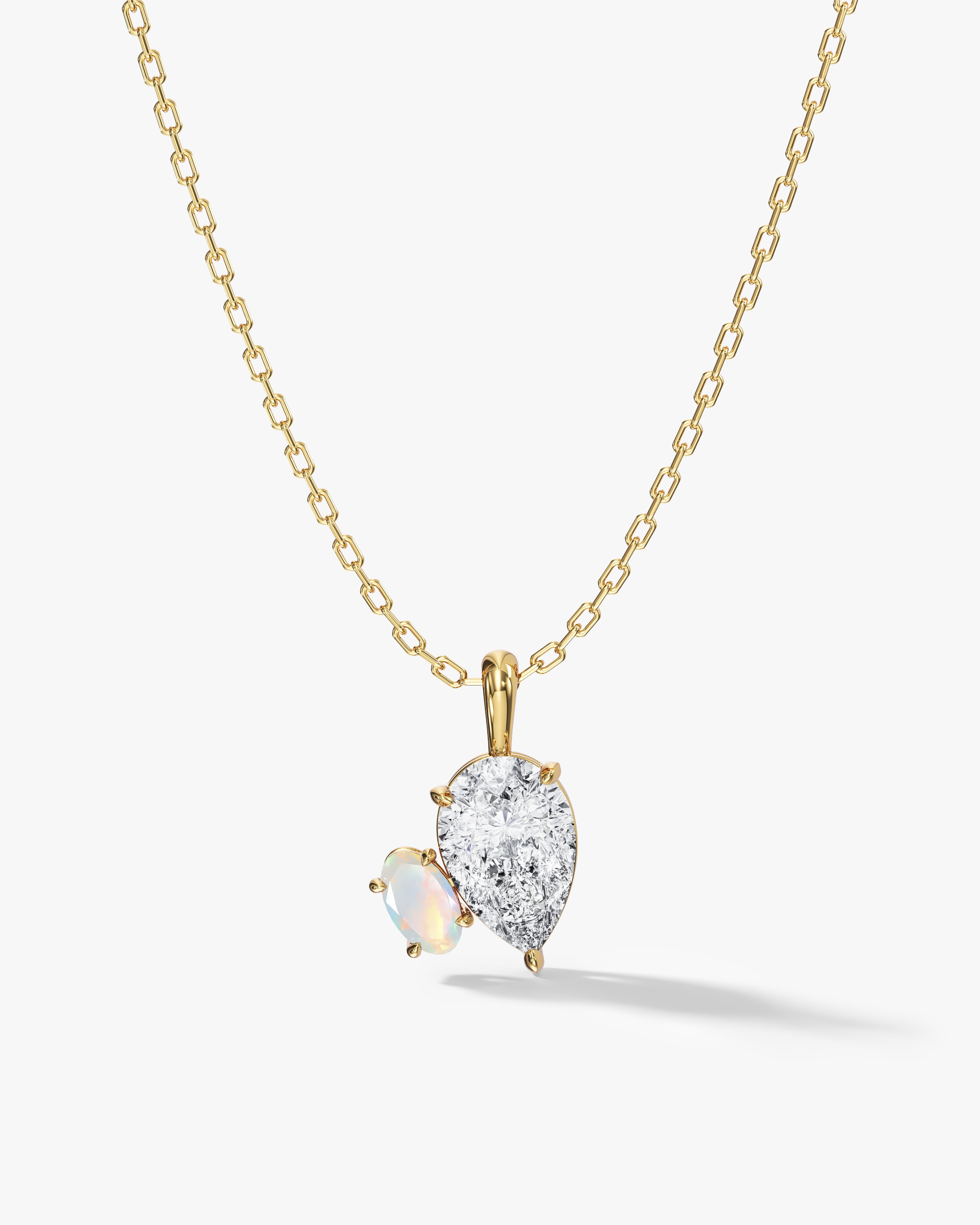 Opal Duo Necklace