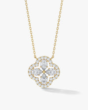 Lucky Halo Clover Necklace