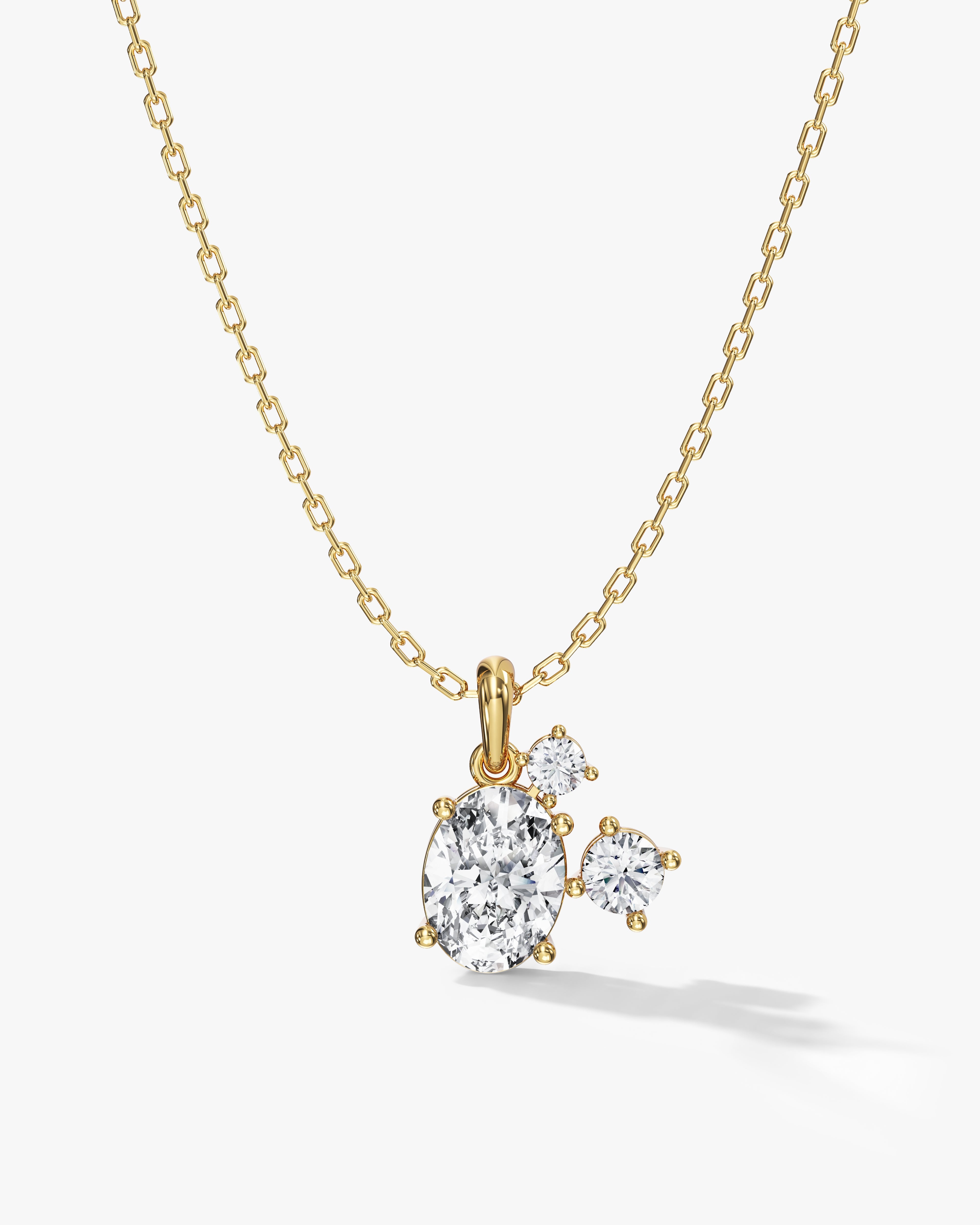 Oval Scatter Necklace