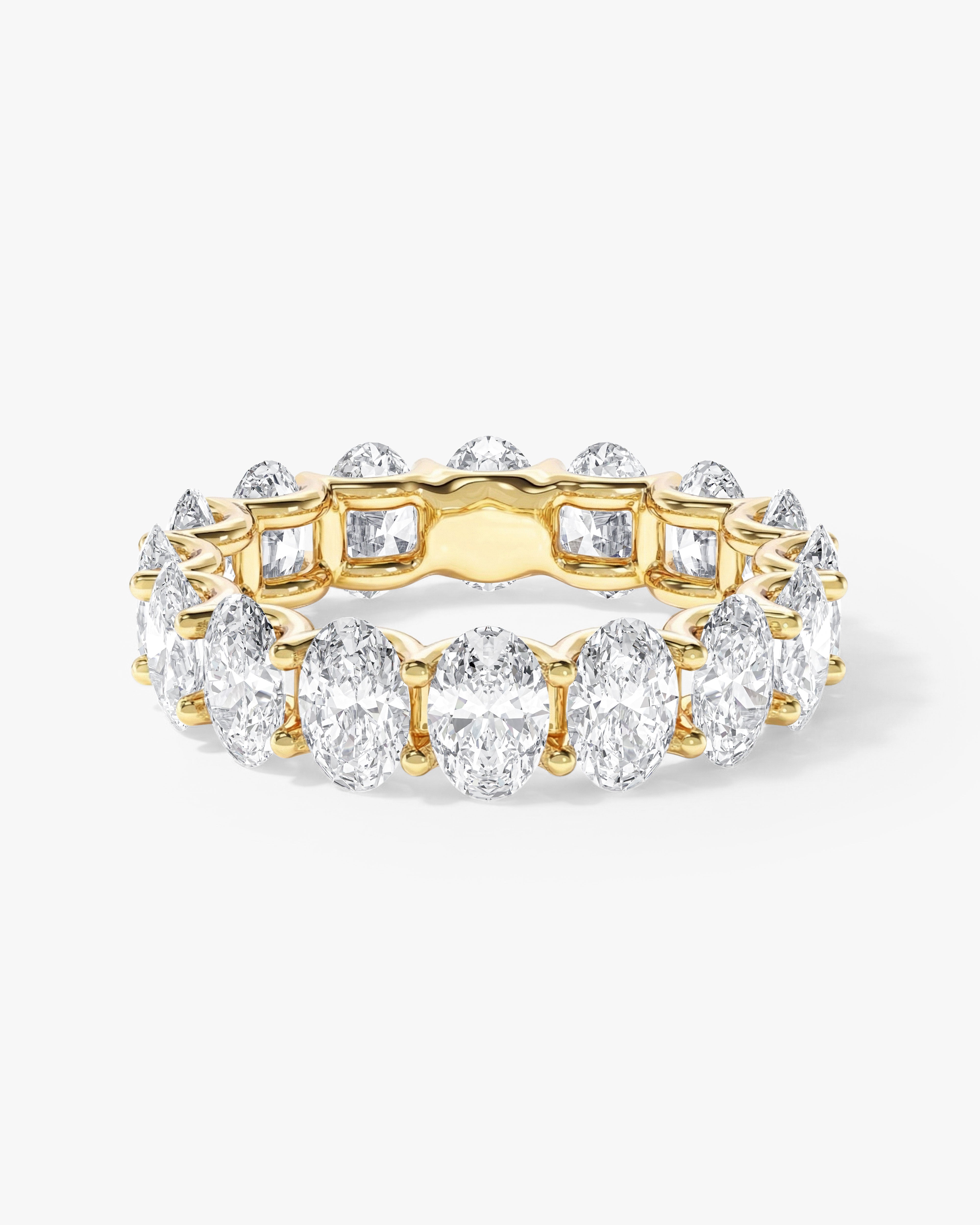 U-Prong Oval Eternity Band (8.00 CT TW)