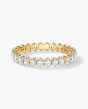 Shared Prong Oval Eternity Band (1.50 CT TW)