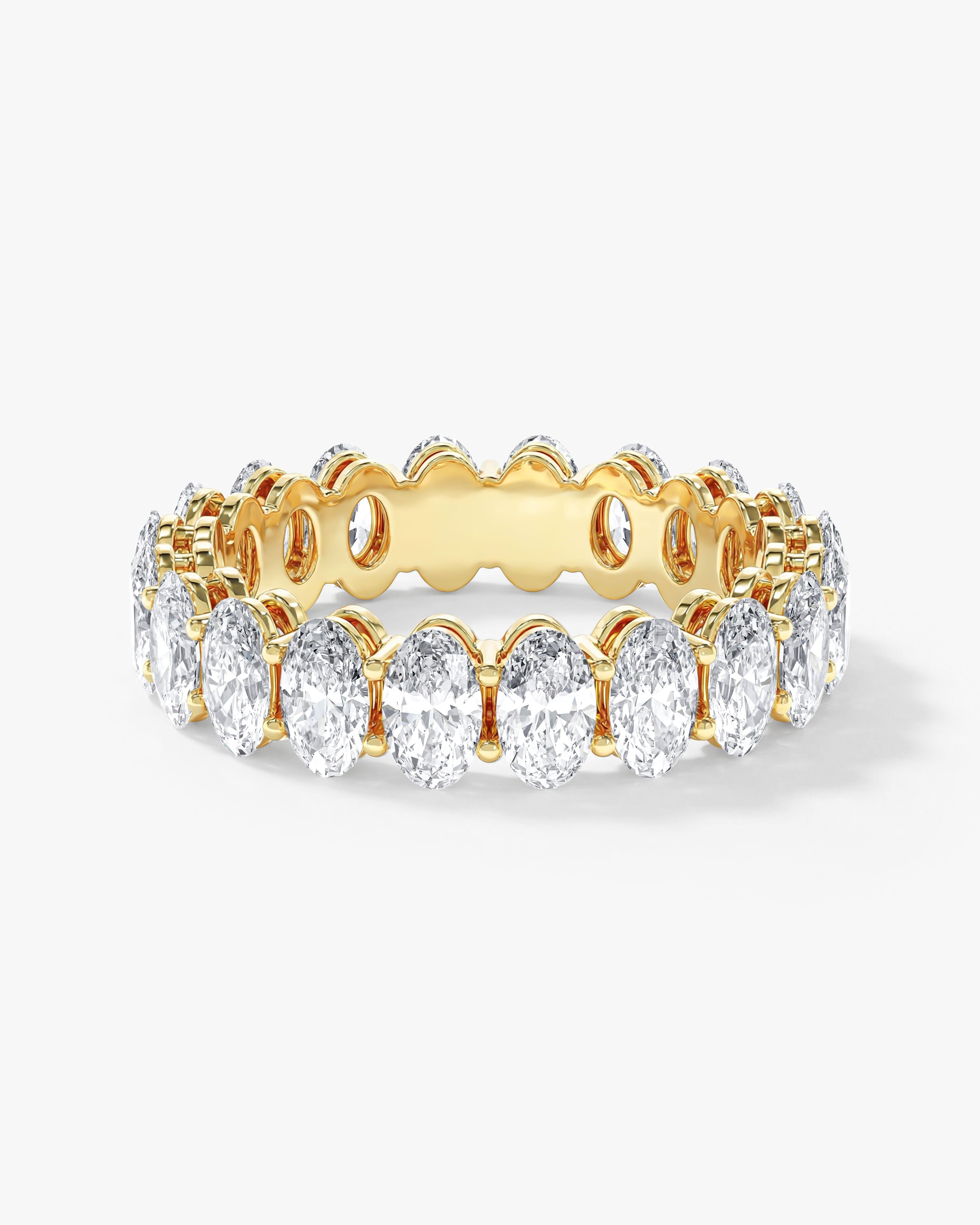 Shared Prong Oval Eternity Band (5.00 CT TW)