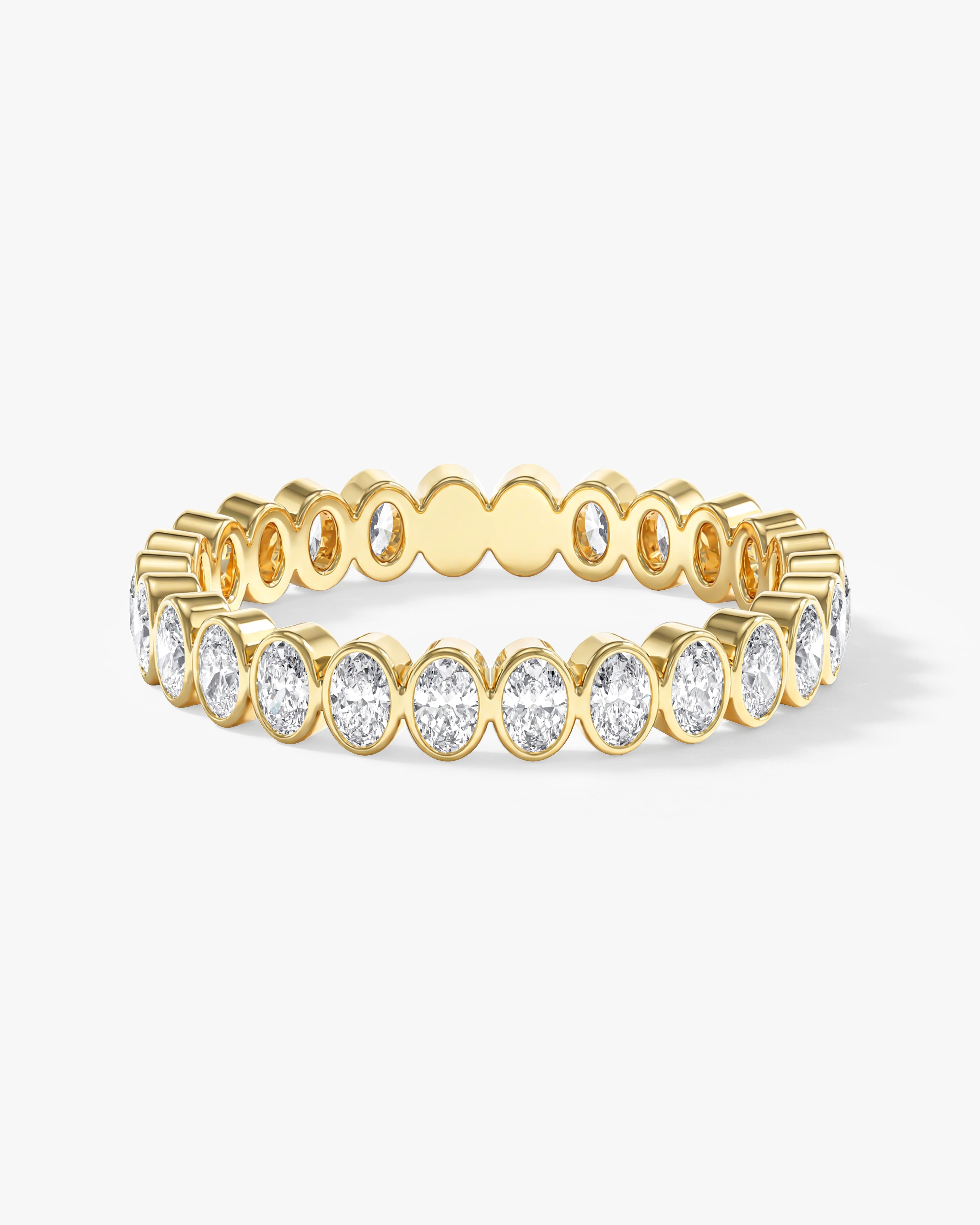 Bezel Oval Eternity Band (1.25 CT TW)